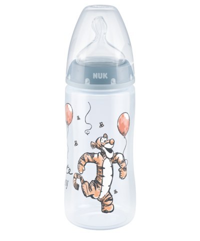 NUK 741022 FC+PP Butelka 300ml. ze wskaźnikiem temperatury DISNEY KUBUŚ PUCHATEK smoczek silikonowy 0-6m-cy M NUK 741022 FC+PP Butelka 300ml. ze wskaźnikiem temperatury DISNEY KUBUŚ PUCHATEK smoczek silikonowy 0-6m-cy M