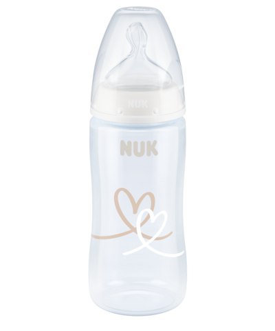 NUK 741103 Butelka FC+ 300 ml ze wskaźnikiem temperatury smoczek sil. 6-18 m FLOW CONTROL NUK 741103 Butelka FC+ 300 ml ze wskaźnikiem temperatury smoczek sil. 6-18 m FLOW CONTROL