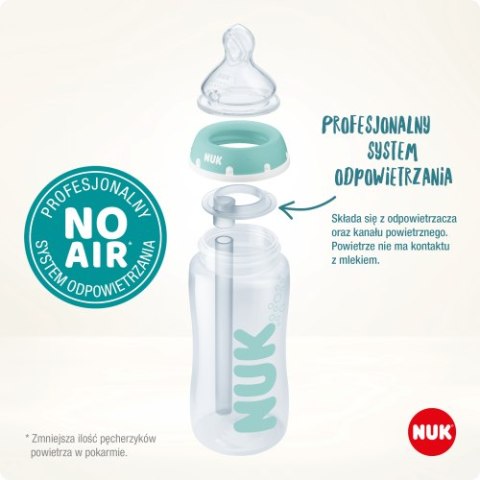 NUK 741148 Butelka FC+ 300 ml ANTI-COLIC Professional ze wskaźnikiem temperatury smoczek silikonowy 0-6 m NUK 741148 Butelka FC+ 300 ml ANTI-COLIC Professional ze wskaźnikiem temperatury smoczek silikonowy 0-6 m
