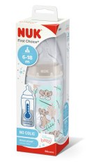 NUK 741764 Butelka FC+ 300ml DISNEY KRÓL LEW ze wskaźnikiem temperatury smoczek 6-18m NUK 741764 Butelka FC+ 300ml DISNEY KRÓL LEW ze wskaźnikiem temperatury smoczek 6-18m