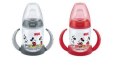 NUK ZE-104 Zestaw FC Butelka 150ml z uchwytami i wskaźnikiem temperatury DISNEY MYSZKA MIKI+ustnik silikonowy niekapek gratis