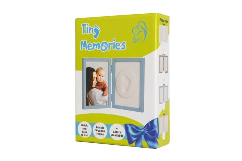 ODCISK BOBASA Tiny Memories - Ramka z glinką niebieska ODCISK BOBASA Tiny Memories - Ramka z glinką niebieska