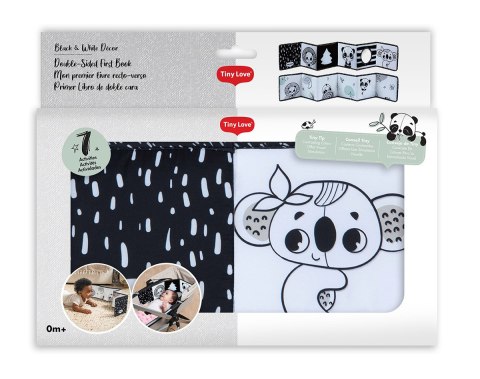TINY LOVE TL11189000 Moja pierwsza książeczka edukacyjna DECOR czarno/biała TINY LOVE TL11189000 Moja pierwsza książeczka edukacyjna DECOR czarno/biała