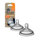 TOMMEE TIPPEE TTP42122452 Smoczki do butelki fast flow 2pak Anti-Colic 6+ TOMMEE TIPPEE TTP42122452 Smoczki do butelki fast flow 2pak Anti-Colic 6+