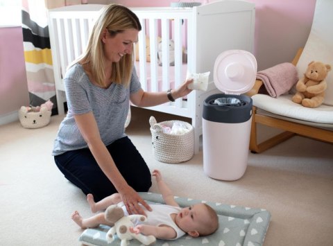 TOMMEE TIPPEE TTP85100202 Pojemnik na pieluchy różowy TOMMEE TIPPEE TTP85100202 Pojemnik na pieluchy różowy