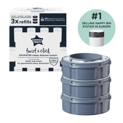 TOMMEE TIPPEE TTP85100702 Wkład do pojemników 3pak TOMMEE TIPPEE TTP85100702 Wkład do pojemników 3pak