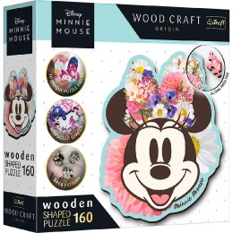 TREFL 20193 Puzzle drewniane Myszka Minnie 160 Stylowa Myszka Minnie
