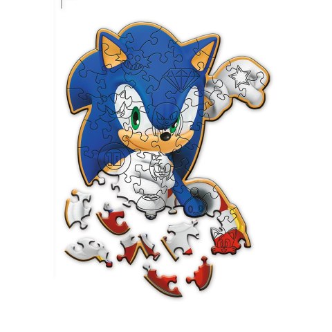 TREFL 20203 Puzzle drewniane 50 Sprytny Sonic TREFL 20203 Puzzle drewniane 50 Sprytny Sonic