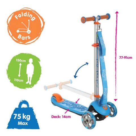 TRUNKI TRU-SCL-EU-ZZ-01 Składana hulajnoga Trunki - niebieska, duża TRUNKI TRU-SCL-EU-ZZ-01 Składana hulajnoga Trunki - niebieska, duża