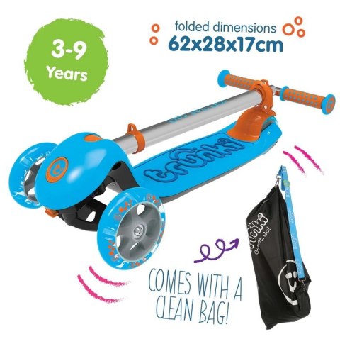 TRUNKI TRU-SCL-EU-ZZ-01 Składana hulajnoga Trunki - niebieska, duża TRUNKI TRU-SCL-EU-ZZ-01 Składana hulajnoga Trunki - niebieska, duża