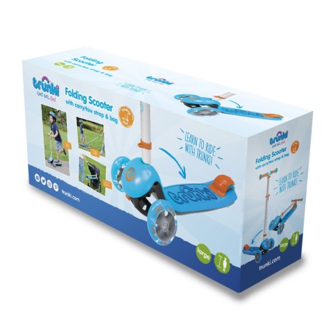 TRUNKI TRU-SCS-EU-ZZ-01 Składana hulajnoga Trunki - niebieska, mała TRUNKI TRU-SCS-EU-ZZ-01 Składana hulajnoga Trunki - niebieska, mała