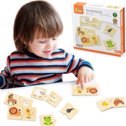 VIGA 44648 Drewniane Puzzle Mama i Dziecko VIGA 44648 Drewniane Puzzle Mama i Dziecko