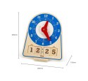 Viga 44547 Drewniany zegar -nauka godzin Viga 44547 Drewniany zegar -nauka godzin