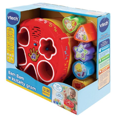 VTECH 60670 Bam bam w kształty gram VTECH 60670 Bam bam w kształty gram