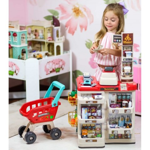 WOOPIE 29979 Supermarket Wózek sklepowy beż WOOPIE 29979 Supermarket Wózek sklepowy beż