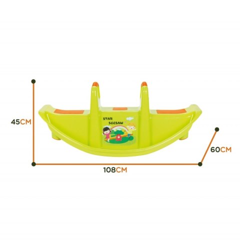 WOOPIE 30876 Bujak Star Huśtawka równoważnia zielona WOOPIE 30876 Bujak Star Huśtawka równoważnia zielona