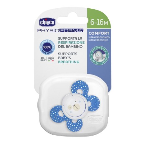 CHICCO 00074913210000 Smoczek PH COMFORT silikon 6-16m+ 1 szt CHICCO 00074913210000 Smoczek PH COMFORT silikon 6-16m+ 1 szt
