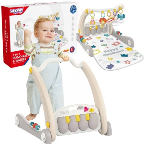 WOOPIE 49300 Mata z pałąkiem pchacz 2w1 pianinko WOOPIE 49300 Mata z pałąkiem pchacz 2w1 pianinko