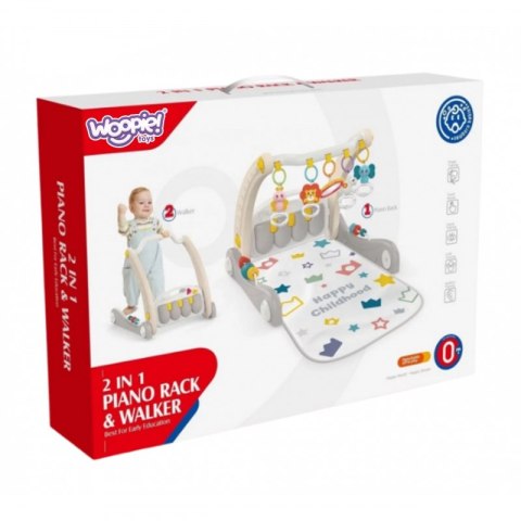 WOOPIE 49300 Mata z pałąkiem pchacz 2w1 pianinko WOOPIE 49300 Mata z pałąkiem pchacz 2w1 pianinko