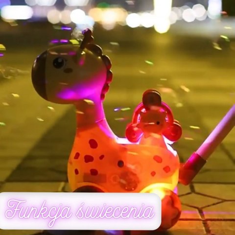 WOOPIE 50629 Pchacz Żyrafka 2w1 Bubble WOOPIE 50629 Pchacz Żyrafka 2w1 Bubble
