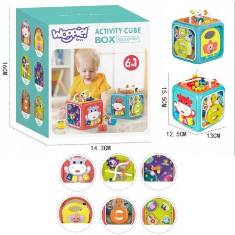 WOOPIE 51565 Kostka sensoryczna edukacyjna Montessori WOOPIE 51565 Kostka sensoryczna edukacyjna Montessori