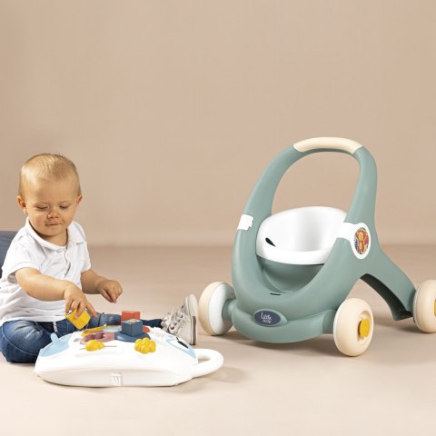 Smoby SMOBY Little Chodzik 3w1 Pchacz Interaktywny Wózek Smoby SMOBY Little Chodzik 3w1 Pchacz Interaktywny Wózek