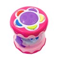 Woopie Baby WOOPIE BABY Bębenek Pozytywka Projektor 3w1 Zabawka Muzyczna dla Niemowląt + Walec Roller do Nauki Raczkowania