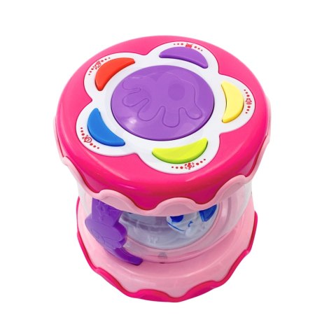 Woopie Baby WOOPIE BABY Bębenek Pozytywka Projektor 3w1 Zabawka Muzyczna dla Niemowląt + Walec Roller do Nauki Raczkowania Woopie Baby WOOPIE BABY Bębenek Pozytywka Projektor 3w1 Zabawka Muzyczna dla Niemowląt + Walec Roller do Nauki Raczkowania