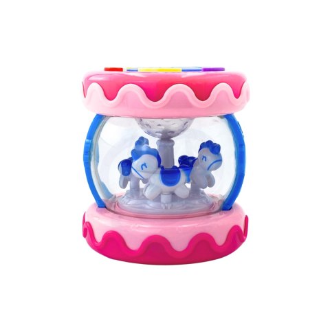 Woopie Baby WOOPIE BABY Bębenek Pozytywka Projektor 3w1 Zabawka Muzyczna dla Niemowląt + Walec Roller do Nauki Raczkowania Woopie Baby WOOPIE BABY Bębenek Pozytywka Projektor 3w1 Zabawka Muzyczna dla Niemowląt + Walec Roller do Nauki Raczkowania