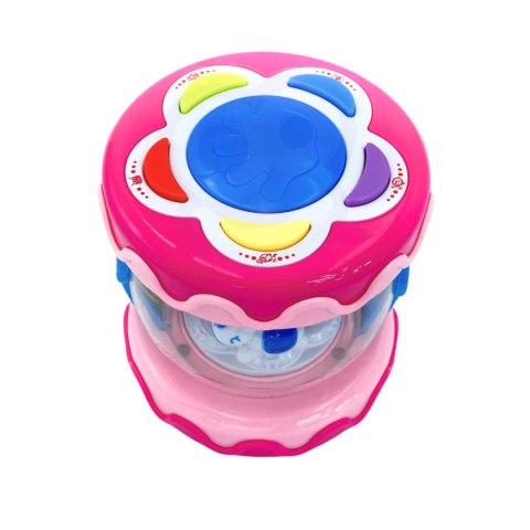 Woopie Baby WOOPIE BABY Bębenek Pozytywka Projektor 3w1 Zabawka Muzyczna dla Niemowląt + Walec Roller do Nauki Raczkowania Woopie Baby WOOPIE BABY Bębenek Pozytywka Projektor 3w1 Zabawka Muzyczna dla Niemowląt + Walec Roller do Nauki Raczkowania