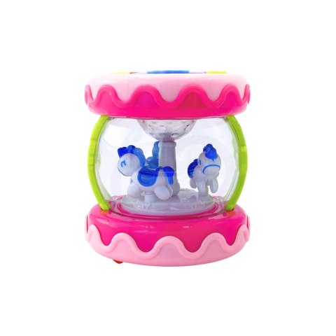 Woopie Baby WOOPIE BABY Bębenek Pozytywka Projektor 3w1 Zabawka Muzyczna dla Niemowląt + Walec Roller do Nauki Raczkowania Woopie Baby WOOPIE BABY Bębenek Pozytywka Projektor 3w1 Zabawka Muzyczna dla Niemowląt + Walec Roller do Nauki Raczkowania