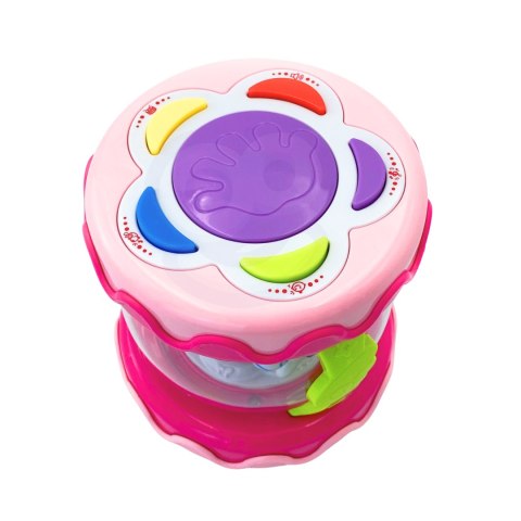 Woopie Baby WOOPIE BABY Bębenek Pozytywka Projektor 3w1 Zabawka Muzyczna dla Niemowląt + Walec Roller do Nauki Raczkowania Woopie Baby WOOPIE BABY Bębenek Pozytywka Projektor 3w1 Zabawka Muzyczna dla Niemowląt + Walec Roller do Nauki Raczkowania