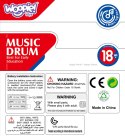 Woopie Baby WOOPIE BABY Bębenek Pozytywka Projektor 3w1 Zabawka Muzyczna dla Niemowląt + Walec Roller do Nauki Raczkowania