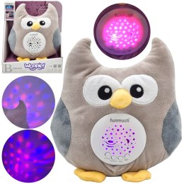 Woopie Baby WOOPIE BABY Przytulanka Usypiacz Projektor 2w1 Sówka - 10 Kołysanek