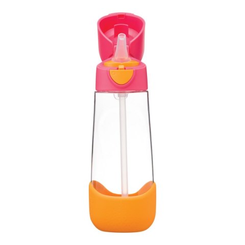 B.BOX BB00221 Butelka na wodę tritanowa ze słomką 600 ml Strawberry Shake B.BOX BB00221 Butelka na wodę tritanowa ze słomką 600 ml Strawberry Shake