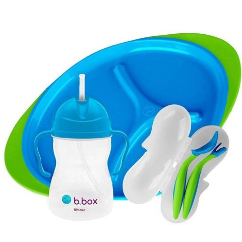 B.BOX BB00391 Zestaw do karmienia BLW Ocean Breeze B.BOX BB00391 Zestaw do karmienia BLW Ocean Breeze