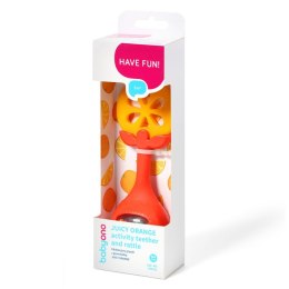 B.O.499/01 Edukacyjny gryzak z grzechotką JUICY ORANGE