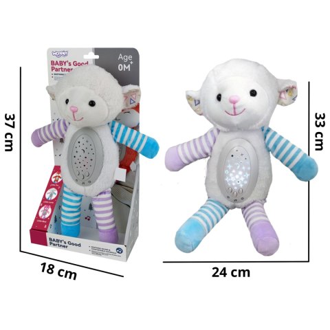 Woopie Baby WOOPIE BABY Interaktywna Owieczka Przytulanka 2w1 Projektor Woopie Baby WOOPIE BABY Interaktywna Owieczka Przytulanka 2w1 Projektor