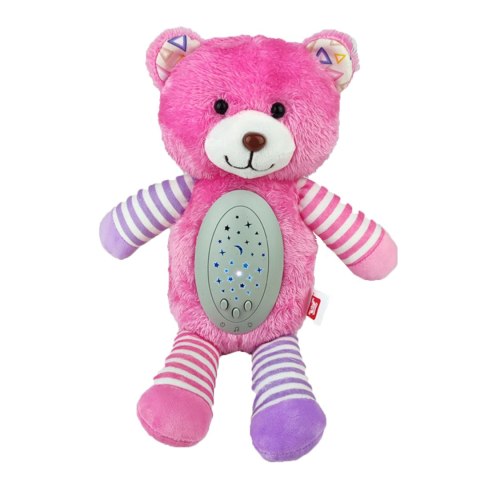 Woopie Baby WOOPIE BABY Przytulanka Usypiacz Projektor 2w1 Różowy Miś - 10 Kołysanek Woopie Baby WOOPIE BABY Przytulanka Usypiacz Projektor 2w1 Różowy Miś - 10 Kołysanek