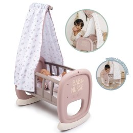 Smoby SMOBY Baby Nurse Kołyska z Baldachimem dla Lalki Łóżeczko