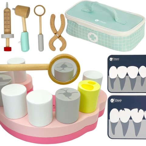 Classic World CLASSIC WORLD Zestaw Małego Dentysty Walizka Lekarza 18 el. Classic World CLASSIC WORLD Zestaw Małego Dentysty Walizka Lekarza 18 el.