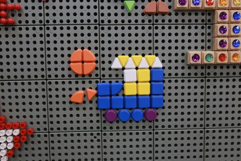 Masterkidz MASTERKIDZ Zestaw Kołeczki w kształcie figur geometrycznych 64szt do tablic STEM Masterkidz MASTERKIDZ Zestaw Kołeczki w kształcie figur geometrycznych 64szt do tablic STEM