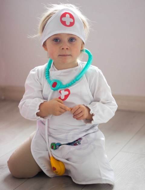 Woopie WOOPIE Strój Pielęgniarki Kitel Fartuszek z Czepkiem Pielęgniarki Woopie WOOPIE Strój Pielęgniarki Kitel Fartuszek z Czepkiem Pielęgniarki