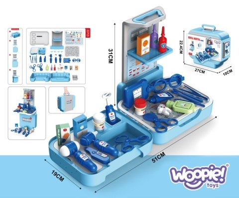 Woopie WOOPIE Zestaw Małego Dentysty Lekarza 33 el. Woopie WOOPIE Zestaw Małego Dentysty Lekarza 33 el.