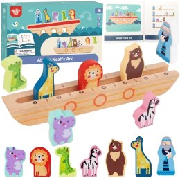 Tooky Toy TOOKY TOY Drewniana Układanka Łamigłówki dla Dzieci Noe i Zwierzęta