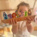 Tooky Toy TOOKY TOY Drewniana Układanka Łamigłówki dla Dzieci Noe i Zwierzęta