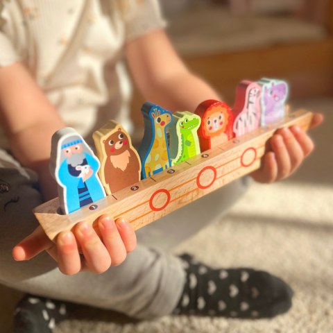 Tooky Toy TOOKY TOY Drewniana Układanka Łamigłówki dla Dzieci Noe i Zwierzęta Tooky Toy TOOKY TOY Drewniana Układanka Łamigłówki dla Dzieci Noe i Zwierzęta