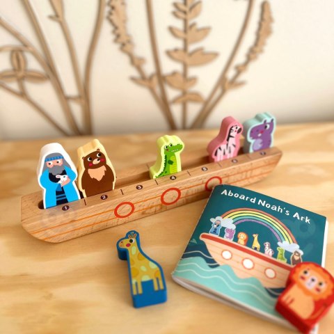 Tooky Toy TOOKY TOY Drewniana Układanka Łamigłówki dla Dzieci Noe i Zwierzęta Tooky Toy TOOKY TOY Drewniana Układanka Łamigłówki dla Dzieci Noe i Zwierzęta