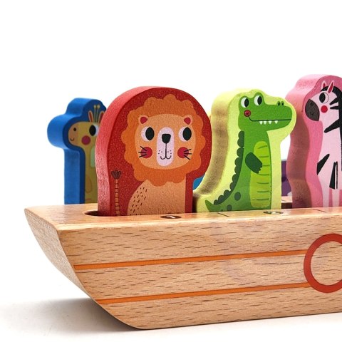 Tooky Toy TOOKY TOY Drewniana Układanka Łamigłówki dla Dzieci Noe i Zwierzęta Tooky Toy TOOKY TOY Drewniana Układanka Łamigłówki dla Dzieci Noe i Zwierzęta
