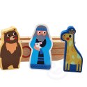 Tooky Toy TOOKY TOY Drewniana Układanka Łamigłówki dla Dzieci Noe i Zwierzęta